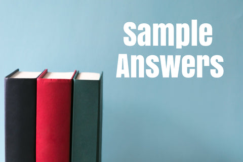 Sample Answers